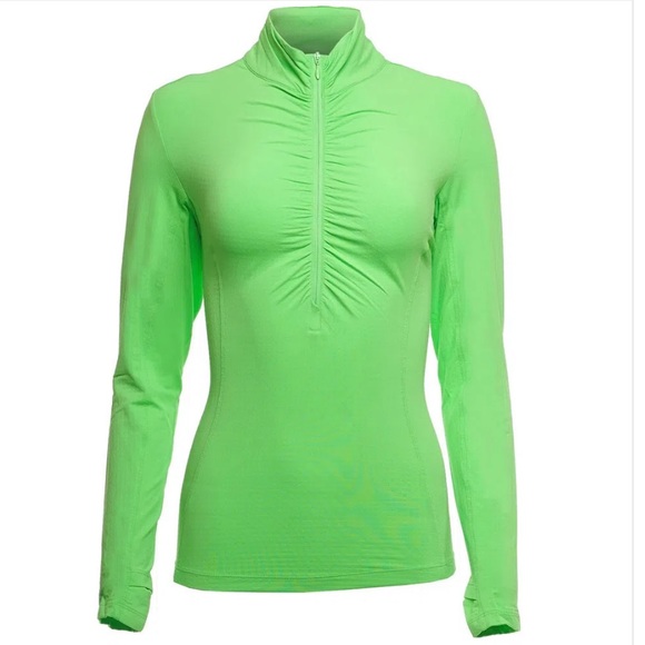 IBKUL Tops - Ibkul Women’s Long Sleeve Ruched Top Sz L
